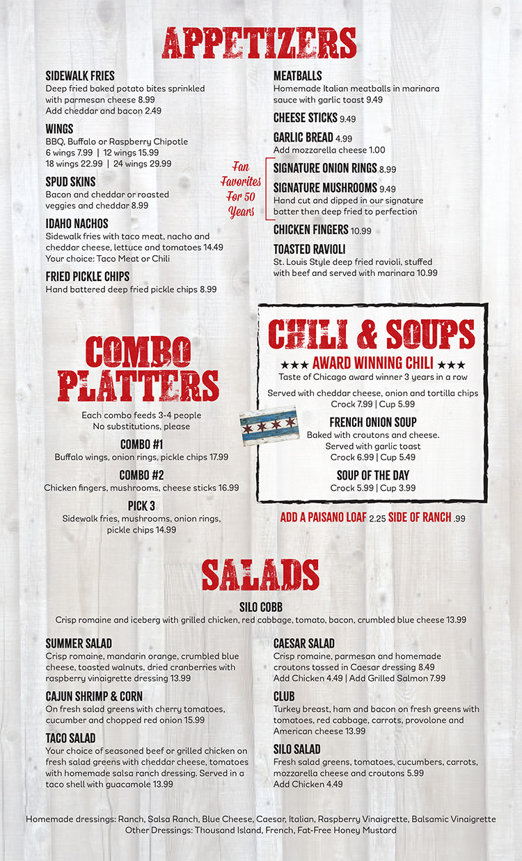 Appetizers & Salads
